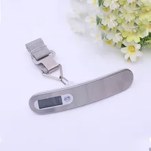 1 шт., портативные цифровые весы для багажа, 50 кг/10 г, электронные весы с ЖК-дисплеем, Карманные весы, весы для баланса веса, данные для хранения, весы для тары