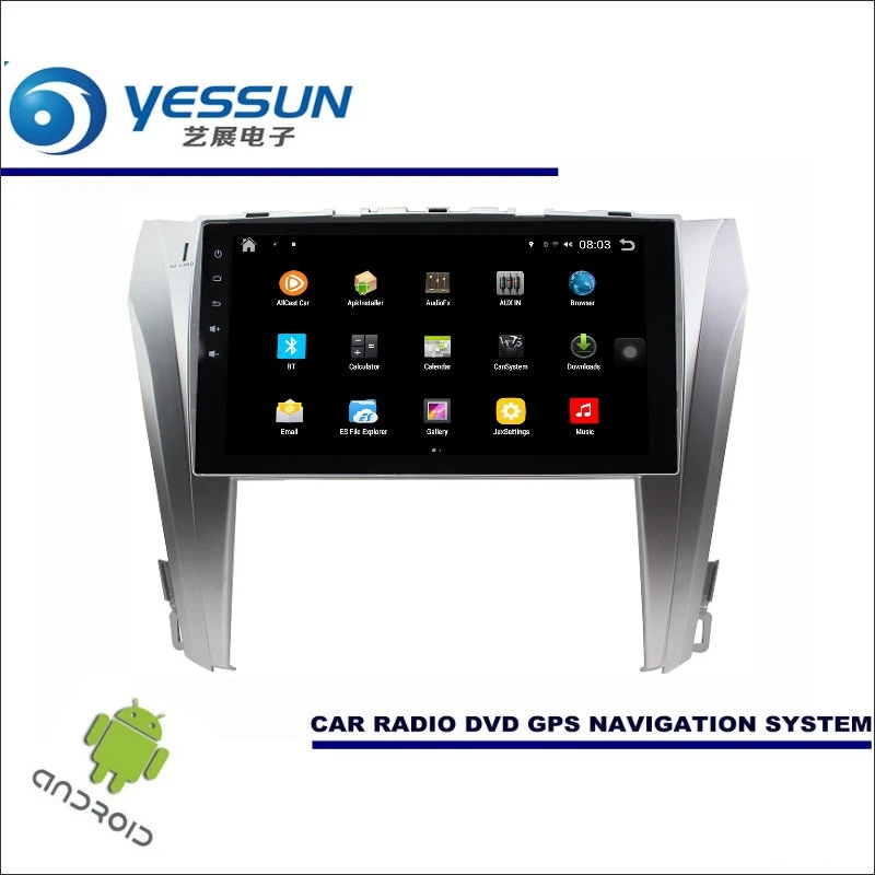 Best YESSUN Car Android Player Multimedia For Toyota Camry 2015~2017 Radio Stereo GPS Nav Navi Navigation (no CD DVD ) 10" HD Screen 2