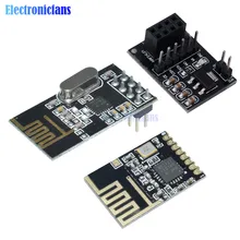 NRF24L01+ модуль беспроводной передачи данных 2,4G/NRF24L01 обновленная версия 2 Мбит/с NRF24L01 гнездо адаптера плата