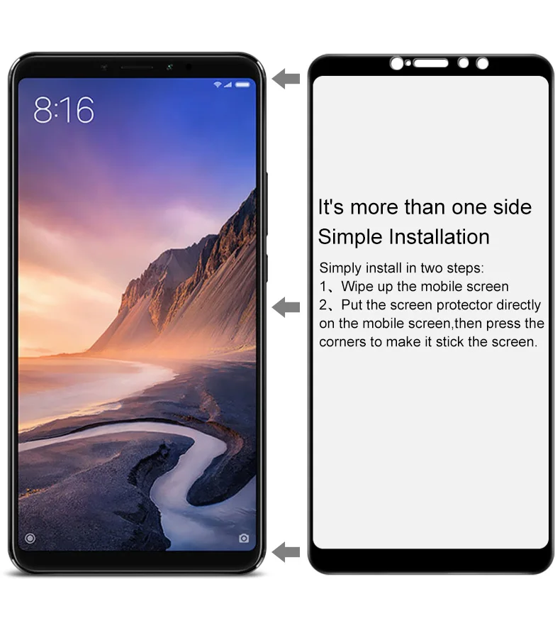 Imak Для Xiaomi mi Max 3 Blackshark Red mi Note 5 Pro Red mi 6 Pro A2 Lite Полное покрытие экрана закаленное стекло Защита экрана
