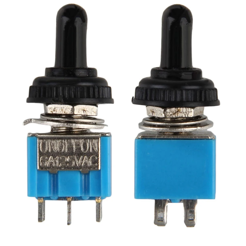 

1Pc New MTS203 AC ON / OFF / ON 3 DPDT Position Toggle Switch Waterproof