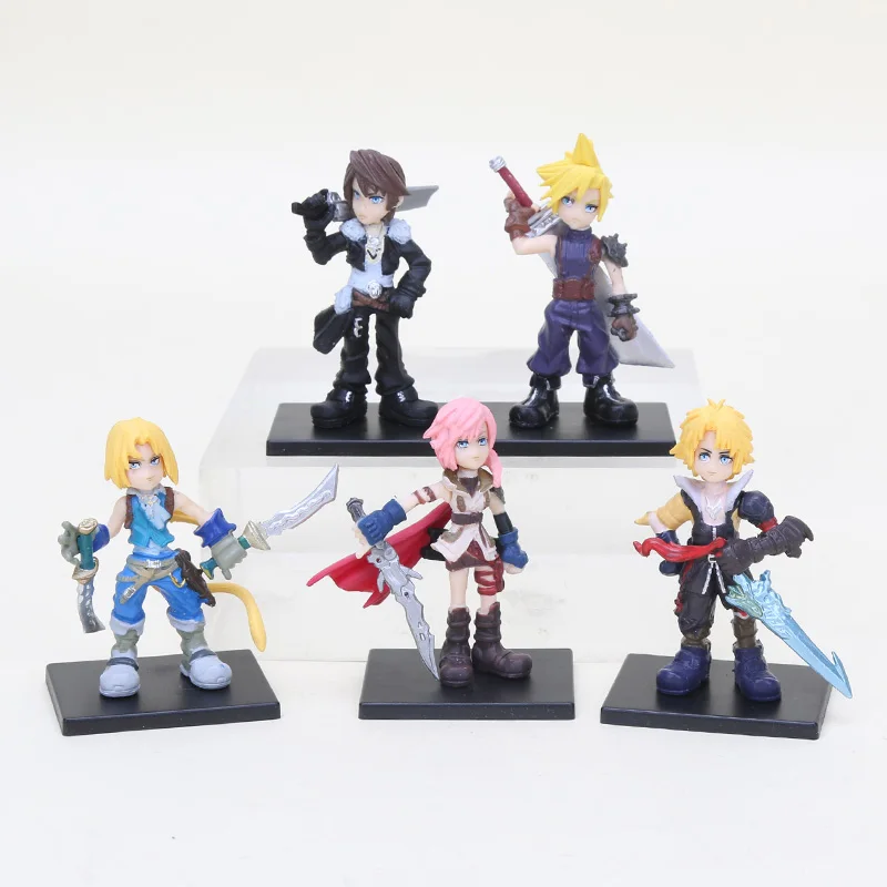

5pcs/set Final Fantasy PVC Action Figures Model Collectible Model Toy