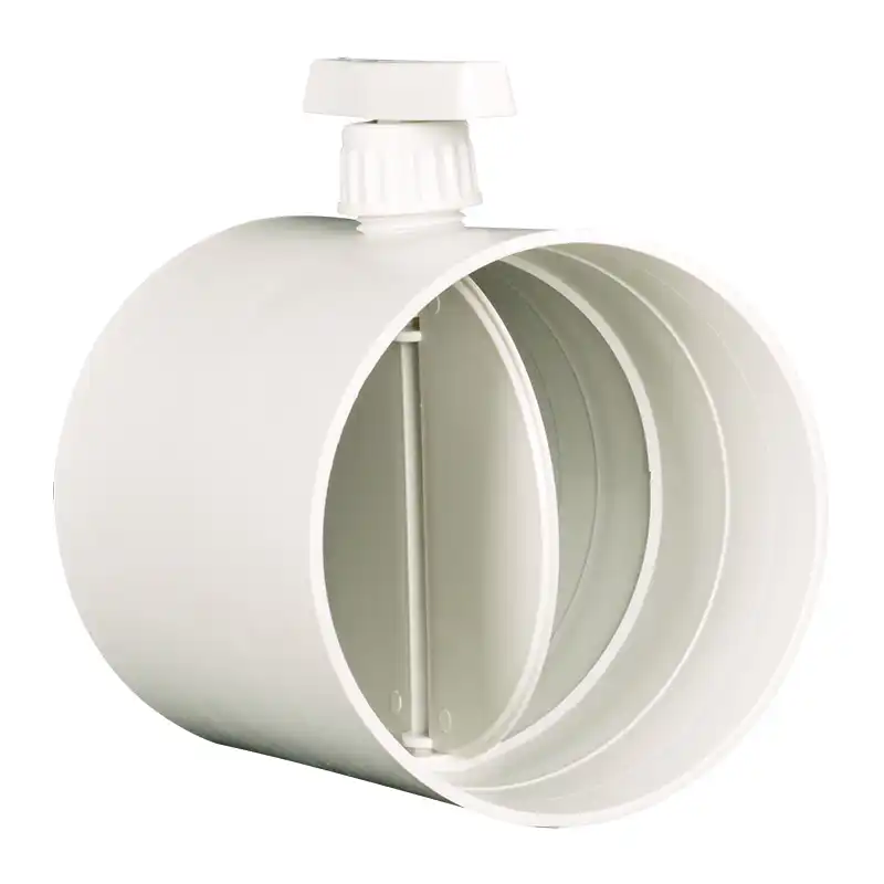 hvac-plastic-air-valve-volume-flow-rate-damper-manual-air-duct-check