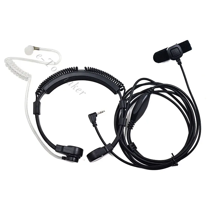 

XQF Walkie Talkie Throat Microphone Mic Headset Earpiece PTT for Motorola Talkabout Radio T6500 MR350R MR355R MD200 T289 T400