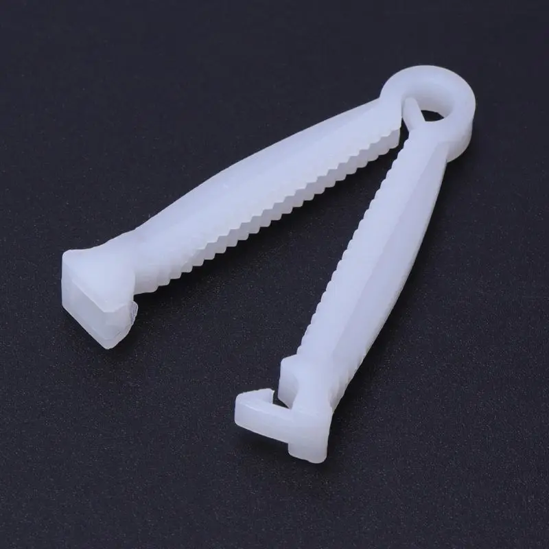 10pcs Pig Umbilical Cord Clip Clamp Disposable Whelping Farm Ranch Supplies animal cage clamp plastic poultry leg clips