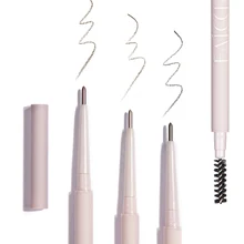 3 цвета, натуральный карандаш для бровей с кистью, розовый, стойкий, водостойкий, ТИНТ, косметика для глаз, бровей, инструменты для макияжа TSLM1