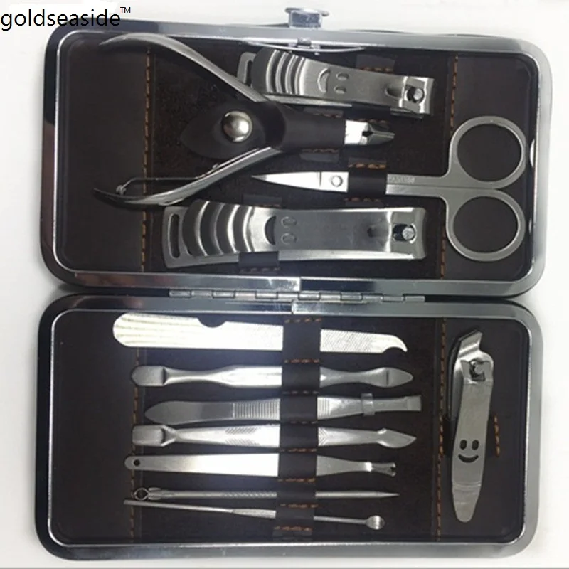 

goldseaside 12 In 1 Stainless steel repair 1 twinset finger cutting tools finger nail clipper set plier finger scissors set