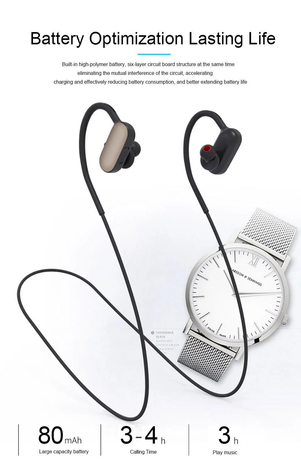 WhaY Wireless Stereo Headphones Bluetooth Stereo Bass In-ear Headset for iPhone X Samsung S6 Xiaomi Bluetooth Headphone with Mic (11)