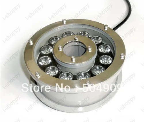 Outdoor 12W LED Underwater Lamp Swimming Pool Light Fish Tank Garden Lighting Waterproof IP68 DC 12V Pure White