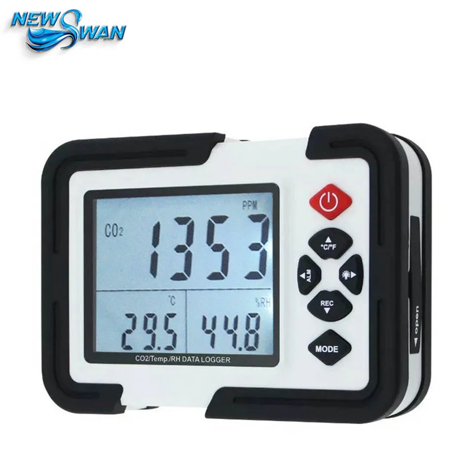 

HT-2000 Digital CO2 Meter CO2 Monitor Detector Gas Analyzer 9999ppm CO2 Analyzers Temperature Relative Humidity Tester