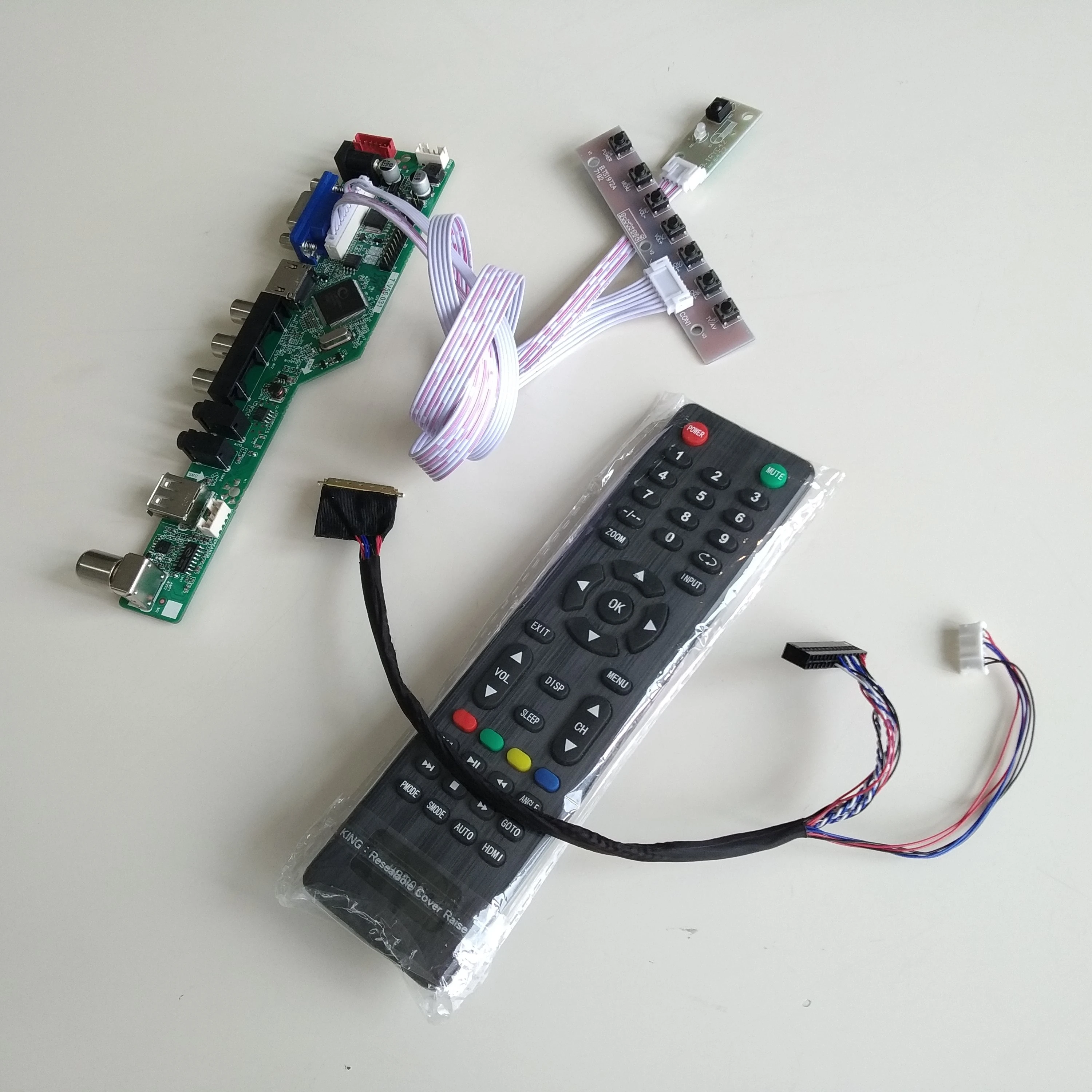 TV USB LED LCD AV VGA HDMI compatible AUDIO Controller Board kit card DIY  For LG Display LP173WD1 1600*900 Monitor Panel|Laptop Repair Components| -  AliExpress