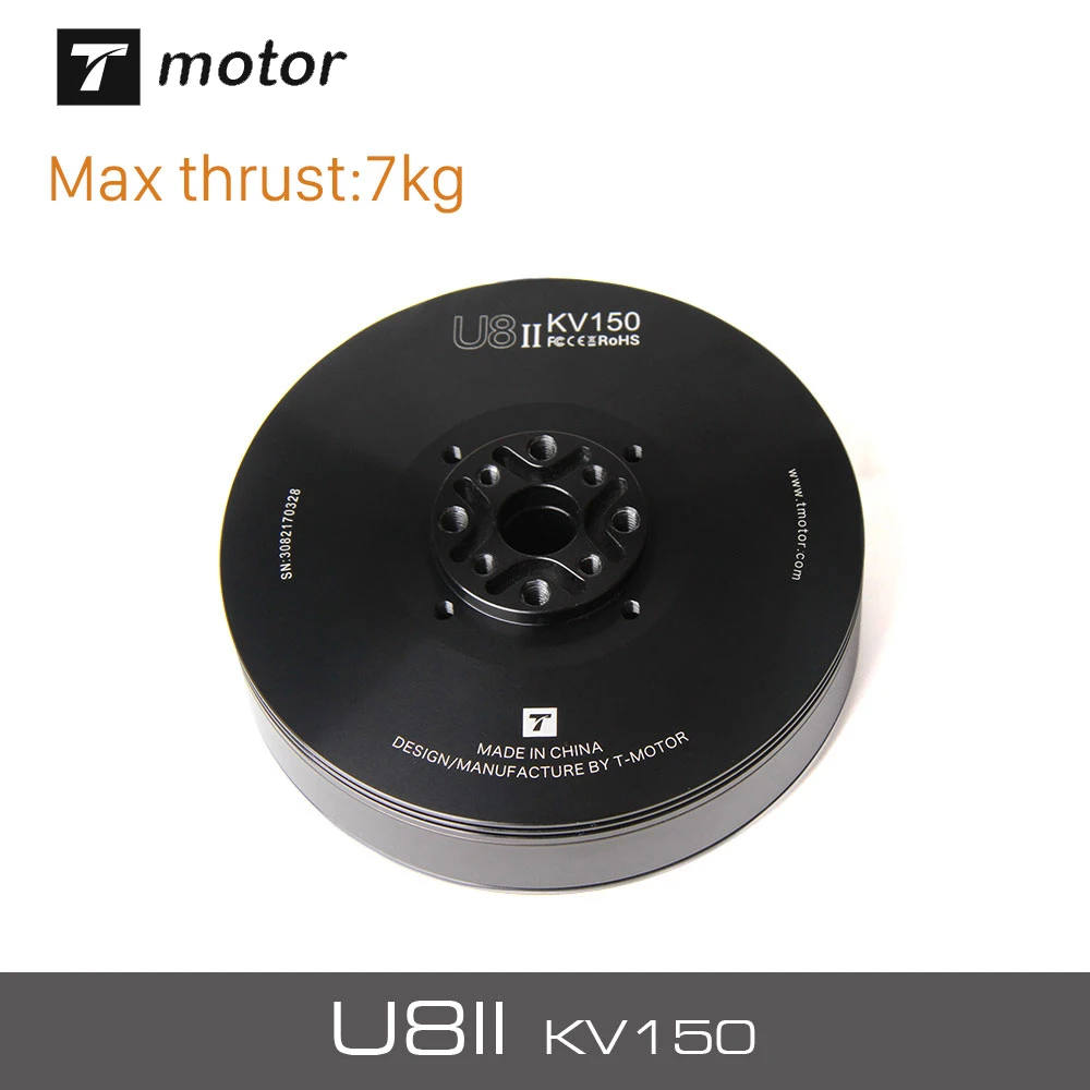 

T-motor Newest U8 II KV150 Efficient for Hexacopter Quadcopter UAV RC Drone