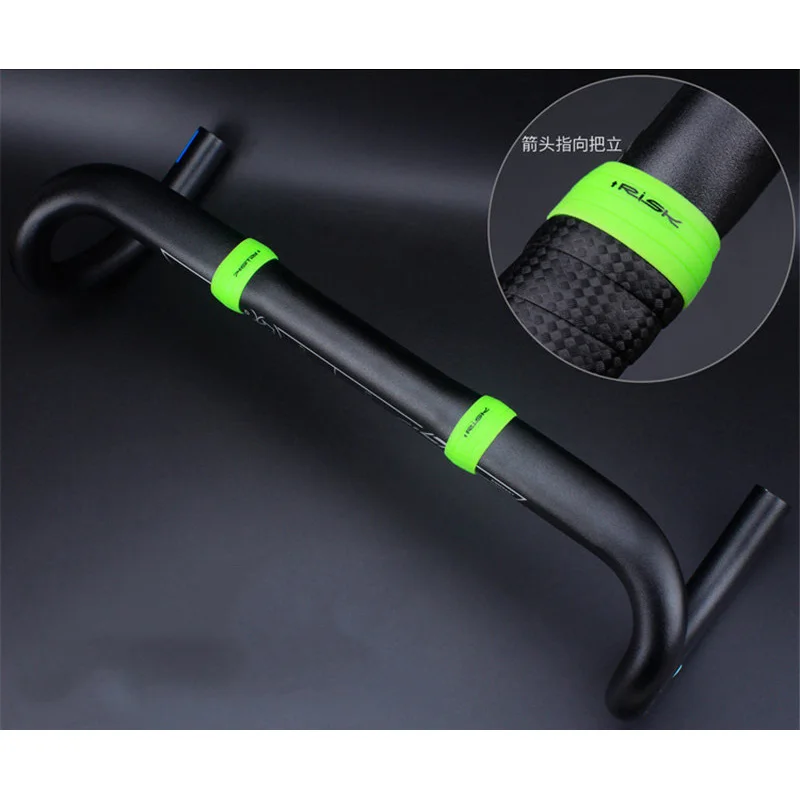 1 pair Bicycle Handlebar Tape Fixed Ring Rubber Anti-skip Road Bike Plugs for Handle bar Tape