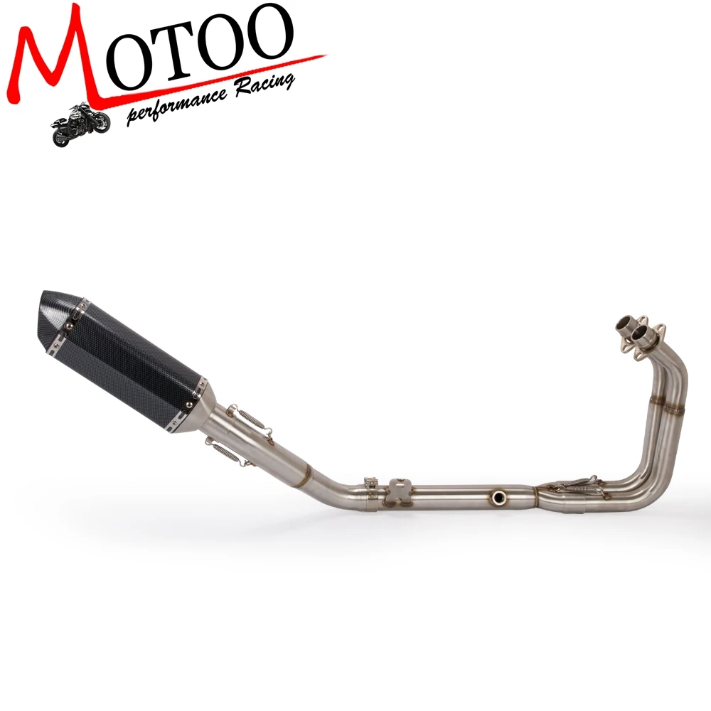 Motorcycle Full Exhaust System Header with Exhaust Muffler Pipe For