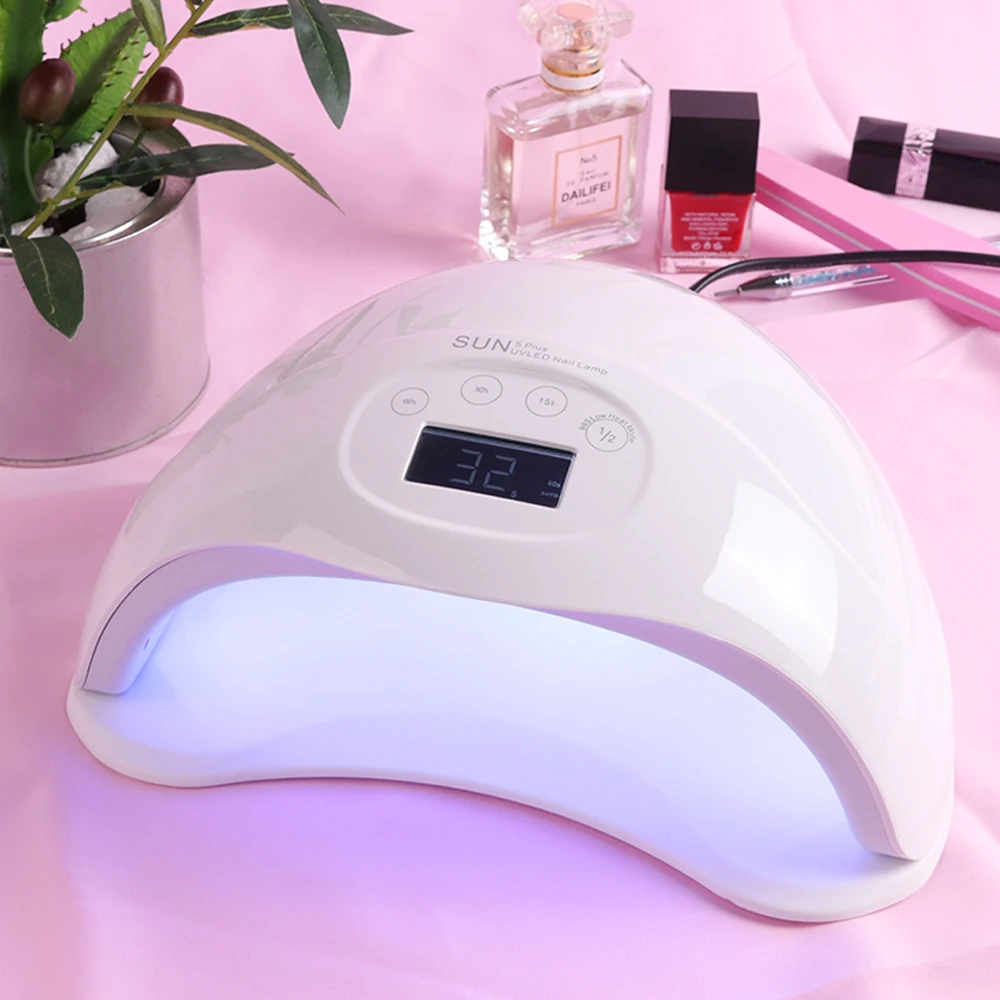

48W Nail Dryer Led UV Lamp 24 LEDs Gel Pollish Dryer Machine SUN Light Fast Curing All Gel Infrared Sensing Manicure TRSUN5Plus