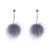 1 pair new arrival cute faux fur pompom ball dangle earrings long drop earring for women.jpg 50x50