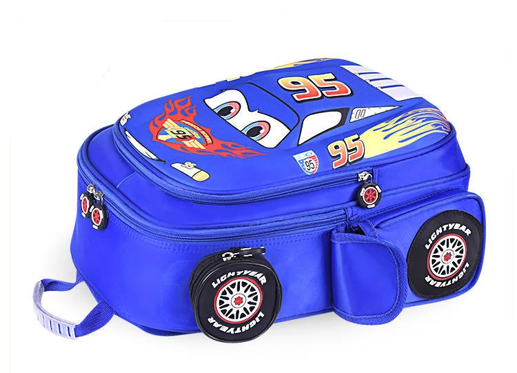 Детские школьные сумки с объемным рисунком машины для мальчиков и девочек; рюкзак для начальной школы; рюкзак для детского сада; школьные сумки; Mochila Infantil