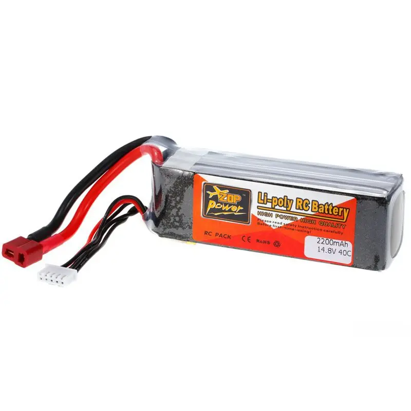 ZOP POWER 4S 14,8 V 2200 Mah 40C Lipo аккумулятор для Qav250 280 F330 Fpv Quadcopter Rc Автомобильная лодка