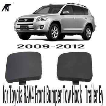 

Right &Left front bumper trailer tow hook eye covers caps for Toyota RAV4 2009-2012 Front bumper trailer cover