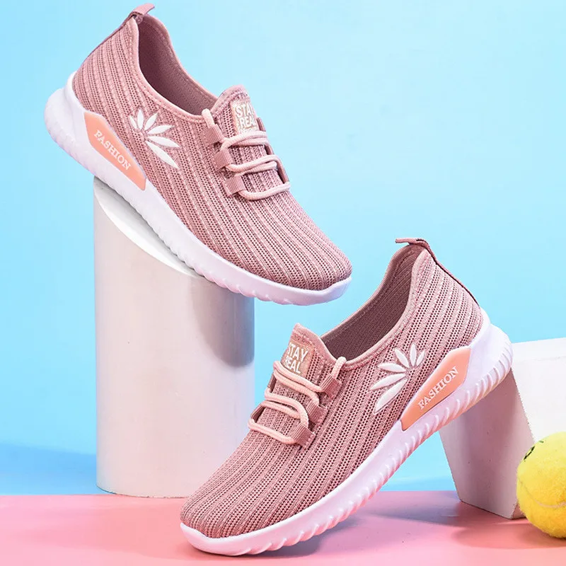 

2019 Womens Sneakers Shoes Fashion Light Shoes Air Mesh Woman Platform Sneakers