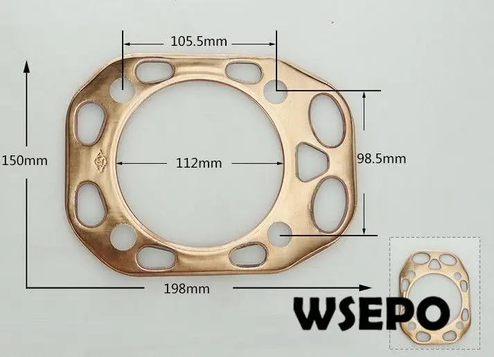 zs1105 copper head gasket