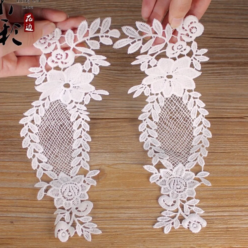 Buy (10 pcs/lot) White crocheted cotton silk Lace