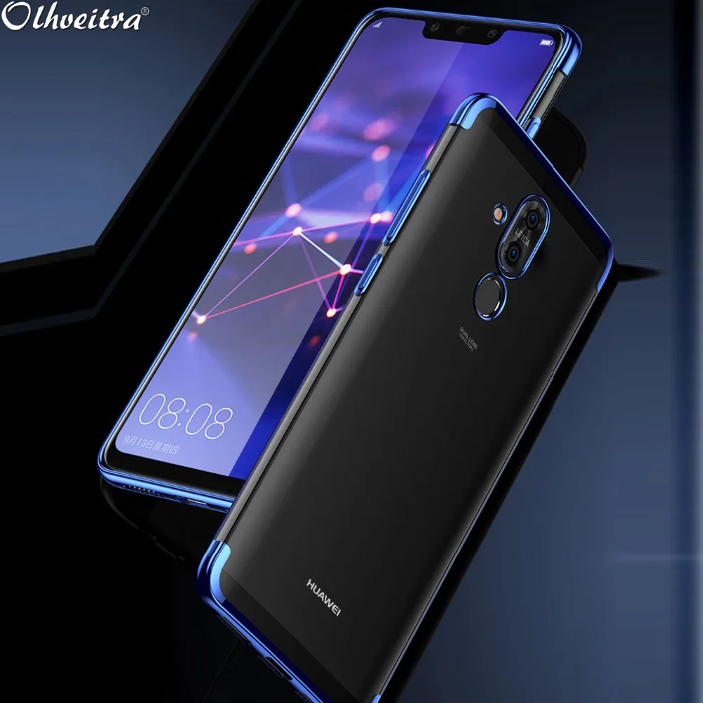Мягкий чехол из ТПУ для huawei mate 20 Lite Pro Чехол защитный прозрачный силиконовый Maimang 7