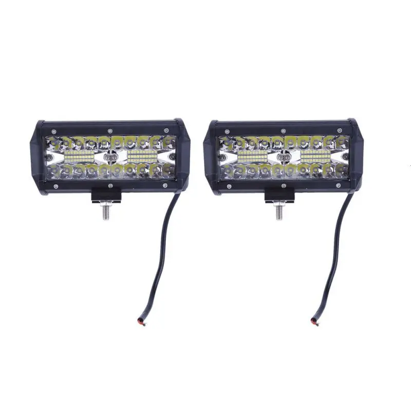 

2PCS 4-inch Single 60W Work Lights Outdoor Working Super Lights Lighting Lamp Led 120w 2PCS 6000k Car Front Lights
