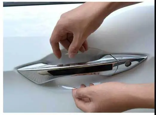 

8Pcs/2set LOT Car Handle Protection Film Car Exterior Transparent Sticker Automotive Auto Accessories Car Styling Car sticker