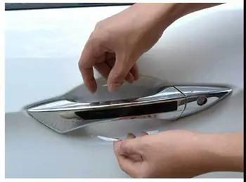

8Pcs/2set LOT Car Handle Protection Film Car Exterior Transparent Sticker Automotive Auto Accessories Car Styling Car sticker