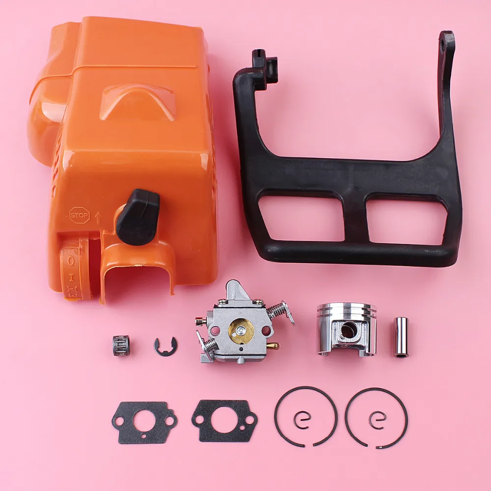 

Carburetor Brake Handle Guard For Stihl MS180 MS170 018 017 Chainsaw Part Top Cylinder Engine Cover Shroud 38mm Piston Kit