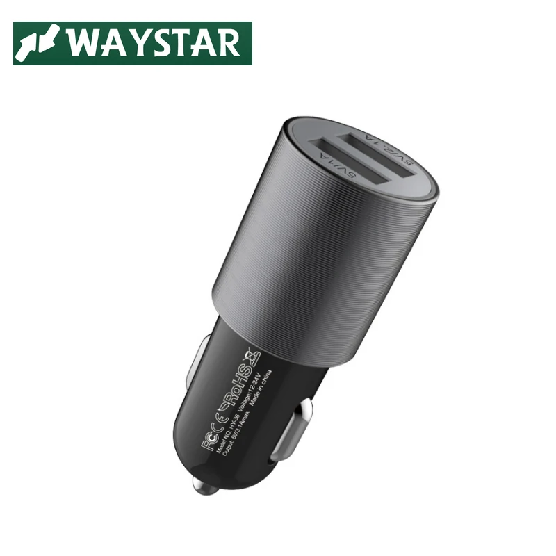 WAYSTAR МИНИ Автомобильное Зарядное Устройство 5 V 3.1A Быстрый Dual USB Порт Адаптер