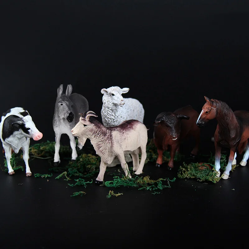 6Pcs Boxed PVC Wild Forest Animal Model Simulation Children's Toys Farm Model Toys for Kids Gifts 6Pcs Boxed PVC Wild Forest Animal Model Simulation Children's Toys Farm Model Toys for Kids Gifts