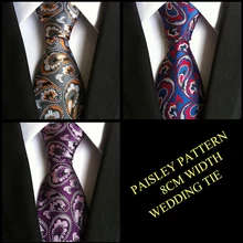 VEEKTIE Пейсли узор дизайн средства ухода за кожей шеи галстуки для мужчин галстуки жаккард бренд Vestido 6 см ширина Свадебная вечерин