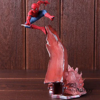 

Marvel Comics Super Heros Spider Man Home Coming Spider-man 1/10 Statue Figure Collectible Spriderman Action Figure Model Toy
