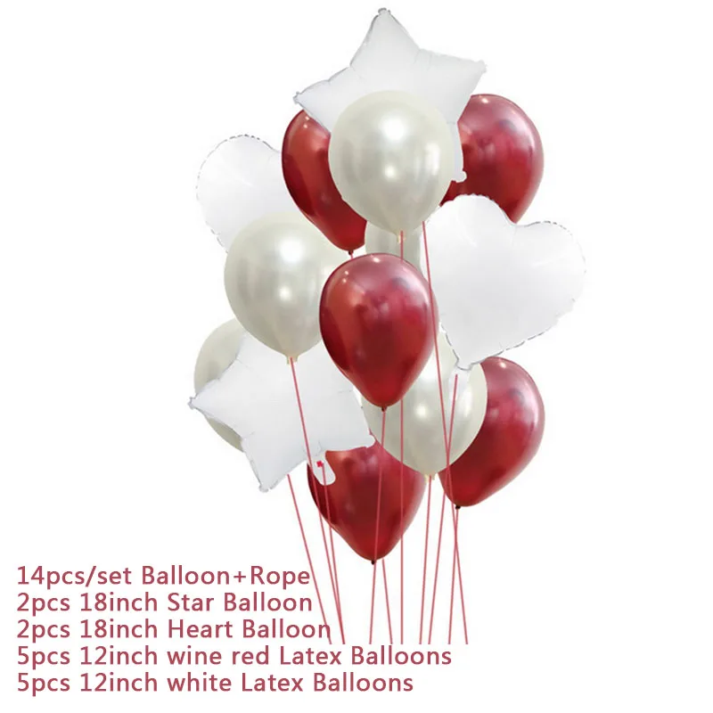 Hoomall-10-14PCs-Confetti-Air-Balloons-With-Rope-Heart-Star-Gold-Champagne-Latex-Helium-Balloon-Wedding(12)