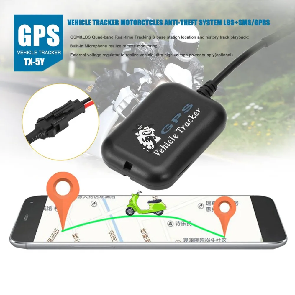 

Useful GPS Tracker Quad-band Real Time Global Location Tracking Device Car Vehicle Motorcycle Scooter Drop Shipping