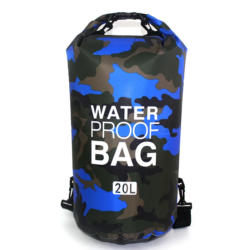 Камуфляжная водонепроницаемая сумка из полиэстера Cумка на ремне водонепроницаемая сумка общая водонепроницаемая сумка A5242 - Цвет: Sapphire blue camouf