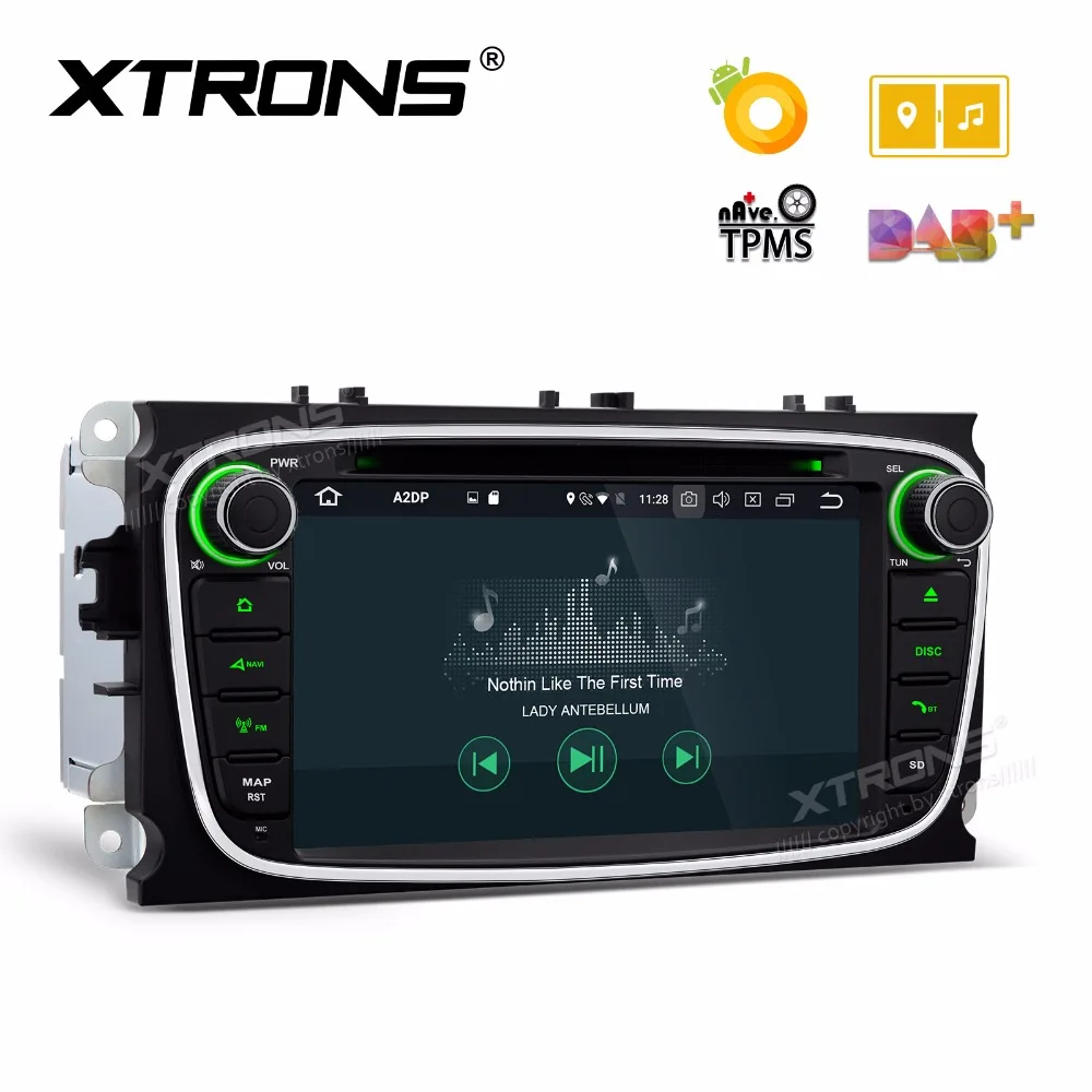 XTRONS 7 &quotAndroid 8 0 Восьмиядерный автомобильный dvd плеер радио gps USB навигация для Ford
