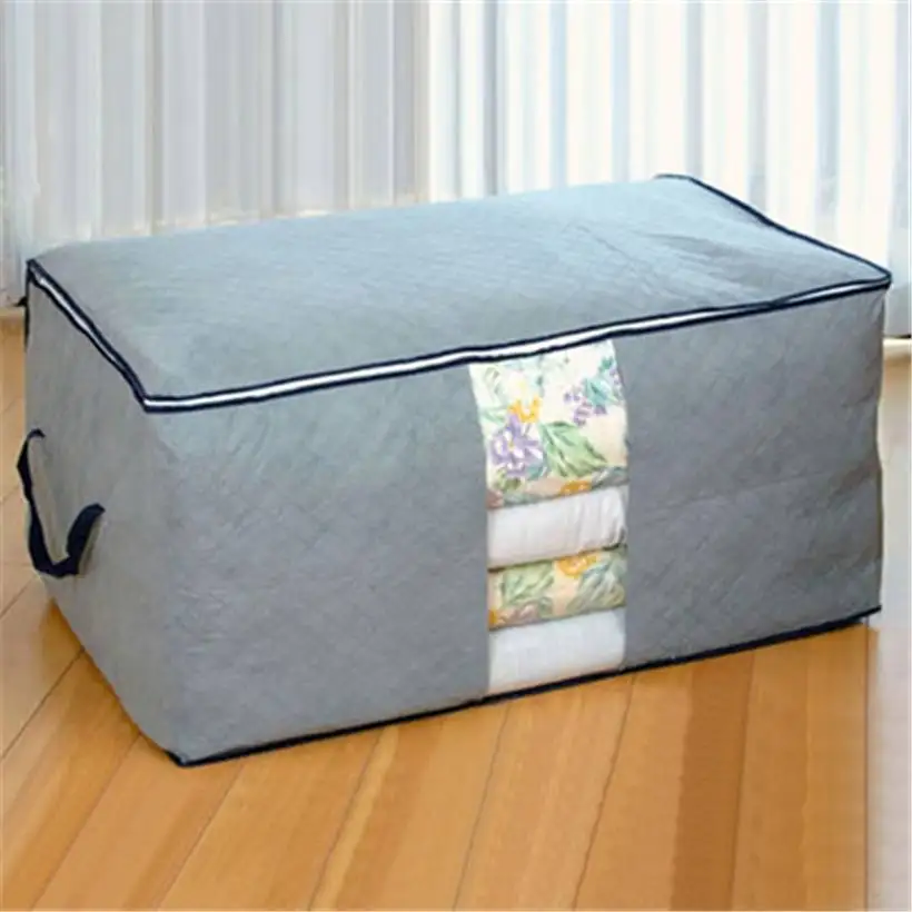 Storage Bag Bedding Duvet Zipped Foldable Large Clothesin Storage Bags