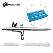 0,2 мм/0,3 мм/0,4 мм Аэрограф пистолеты 2CC татуировки спрей воздушная кисть краска для тела дизайн ногтей ремесло торт инструменты для DIY