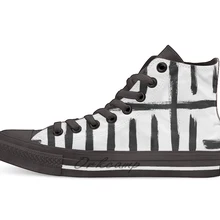 LOSS Повседневная Высокая холщовая обувь кеды для дропшиппинг