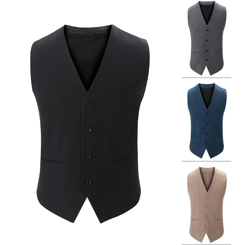 2016 men suit vest formal top male Bussiness Suit Vest Men Hombre custom made vest man