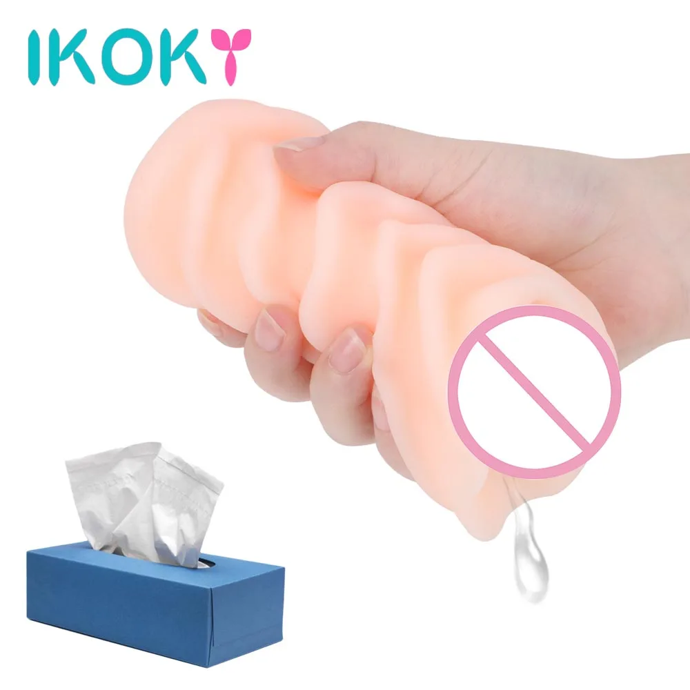 IKOKY искусственная вагина для секса игрушки мужчин Эротическая Мужская чашка