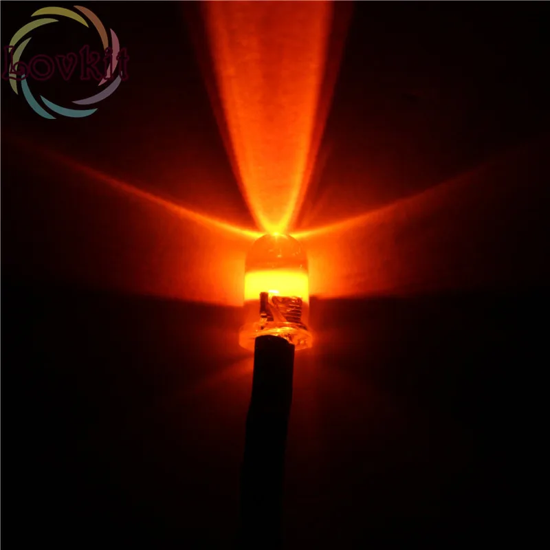 

50pcs 5mm 12v Pre-Wired Resistor Round Top LED Orange/amber Emitting leds 12V DC 20cm Pre Wired Diodes Led Lamp DIY