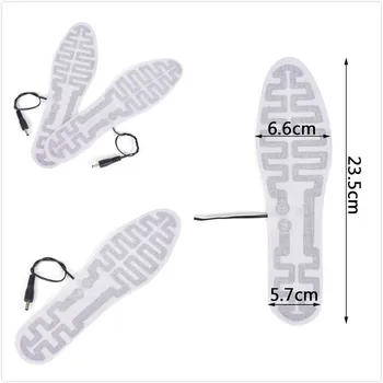 

USB Heated Insoles For Women Men Winter Foot Warmer Carbon Fiber Heating Element For Shoes Waterproof Heating Film