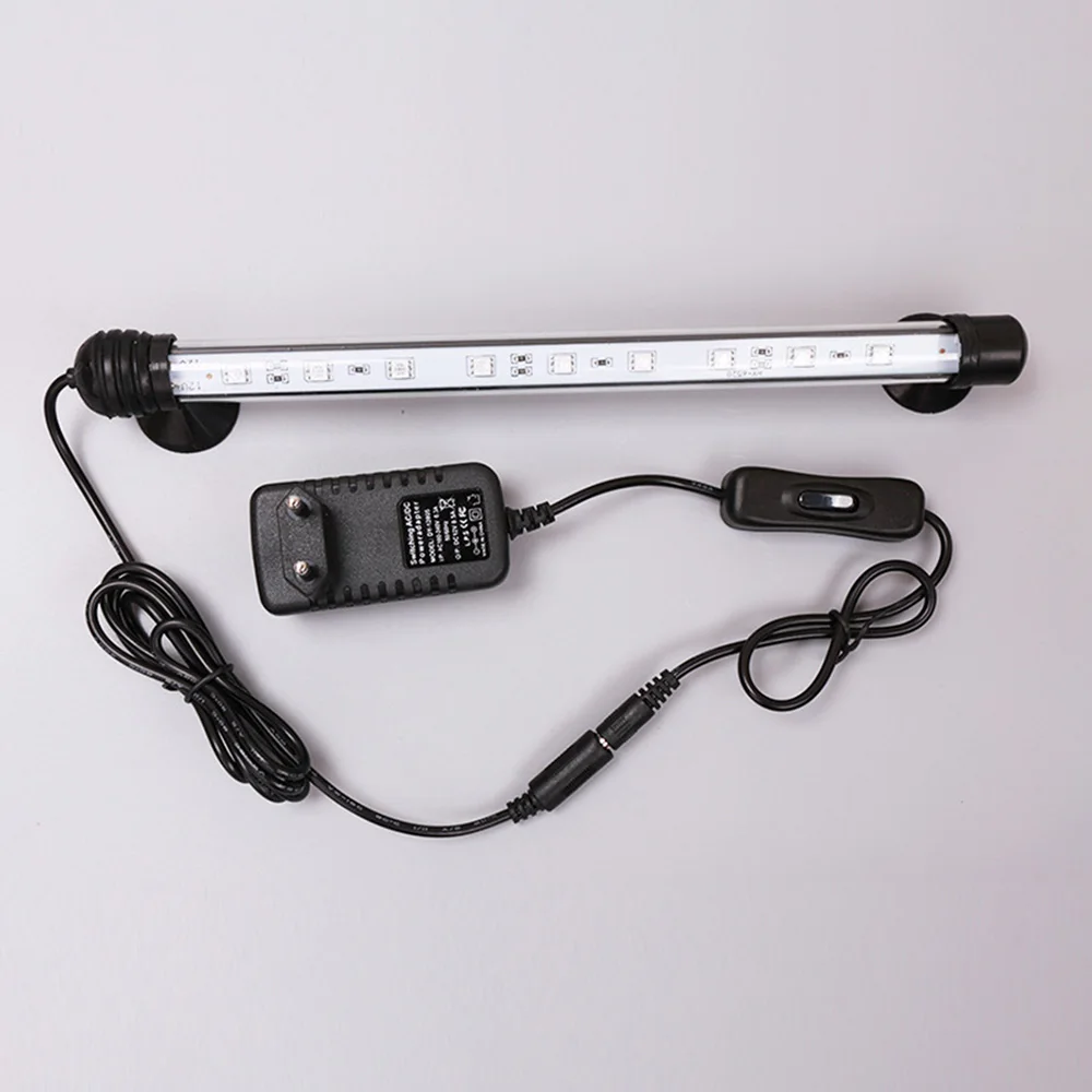 New Waterproof Aquarium LED Light Fish Tank 9121521 BlueWhite 18283848CM Bar Strip Light Lamp EU plug Aquarium Lighting (6) - 