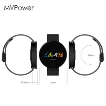 Мода Смарт часы Смарт Браслет smat браслет Приборы для измерения артериального давления Мониторы погоду Дисплей Bluetooth OLED Цвет Экран 0.96 дюймов