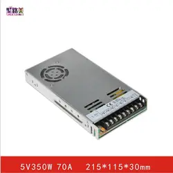 10 pcsHighquality адаптер AC110-220V к DC 5 В 70A 350 Вт тонкий переключения Питание трансформатор для электроники Led Экран дисплея