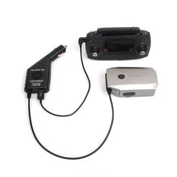 

2in1 Car Charger Safe Fast Battery Controller Charger with USB Port for DJI MAVIC PRO Platinum